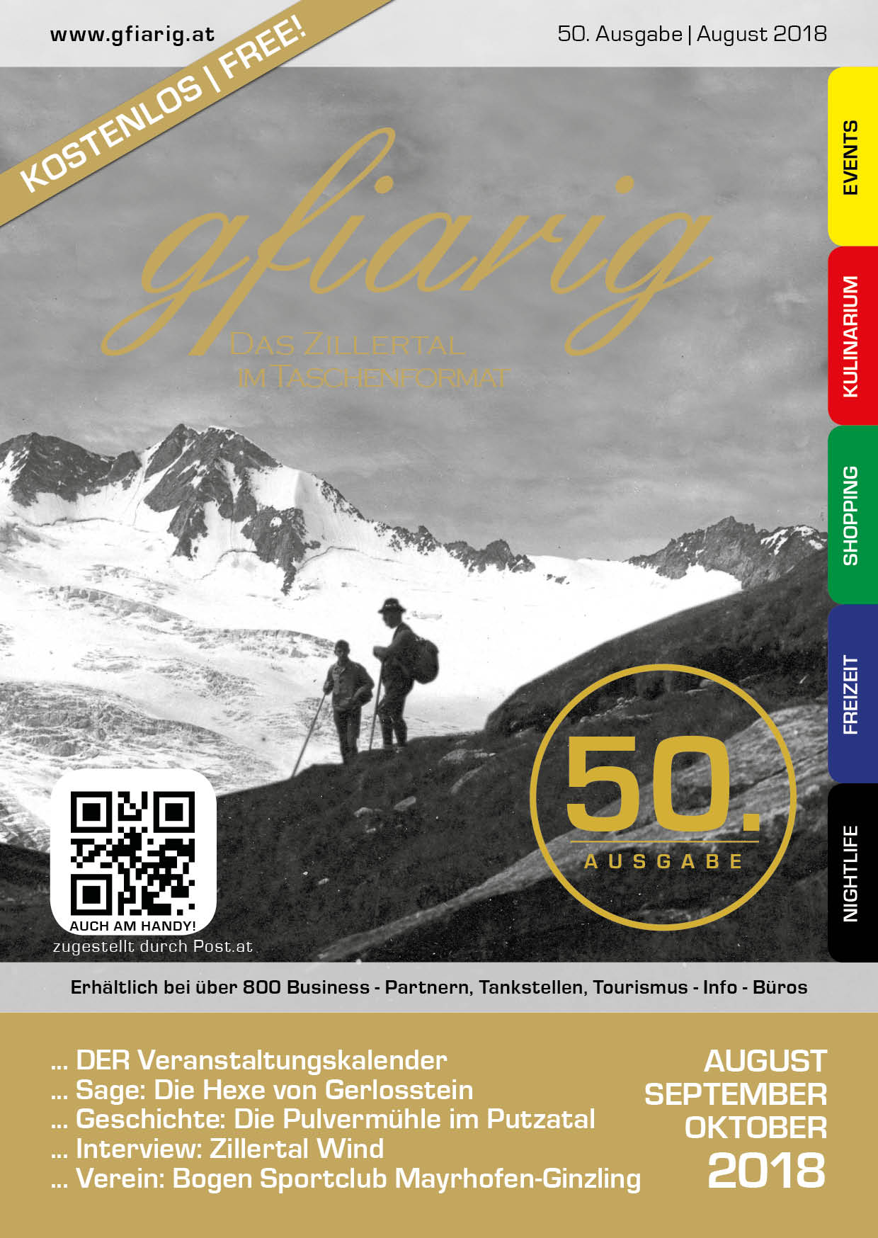 Gfiarig - 50.Ausgabe - August 2018